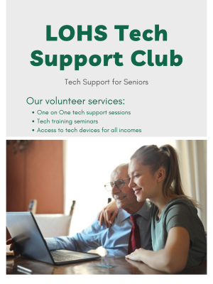 LOHS Tech Support Club poster